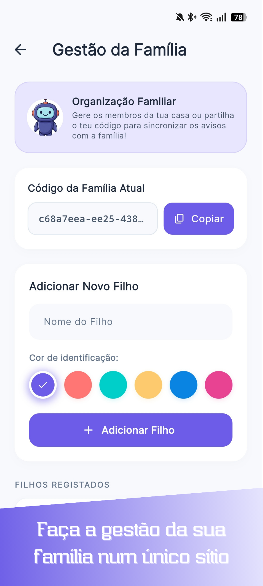 Gestão da Família